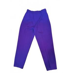 St. John Deep Purple Knit Women's Pants, Size 10